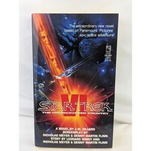 Pocket Books Star Trek VI The Undiscovered Country J.M. Dillard 1st Print 1992